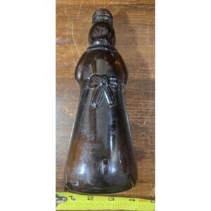 1976 Mrs Buttersworth Amber 24 oz Glass Syrup Bottle 10 inch